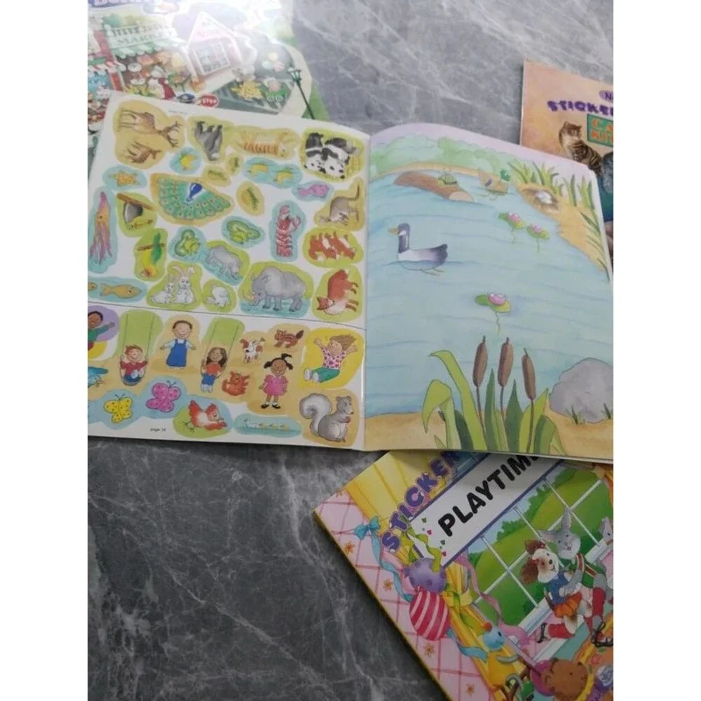 Collection of Sticker Stories books